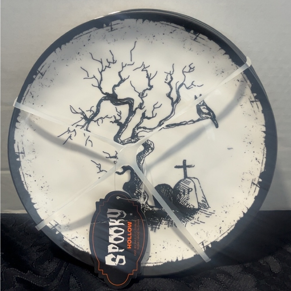 Halloween Melamine Plates! Set (4)